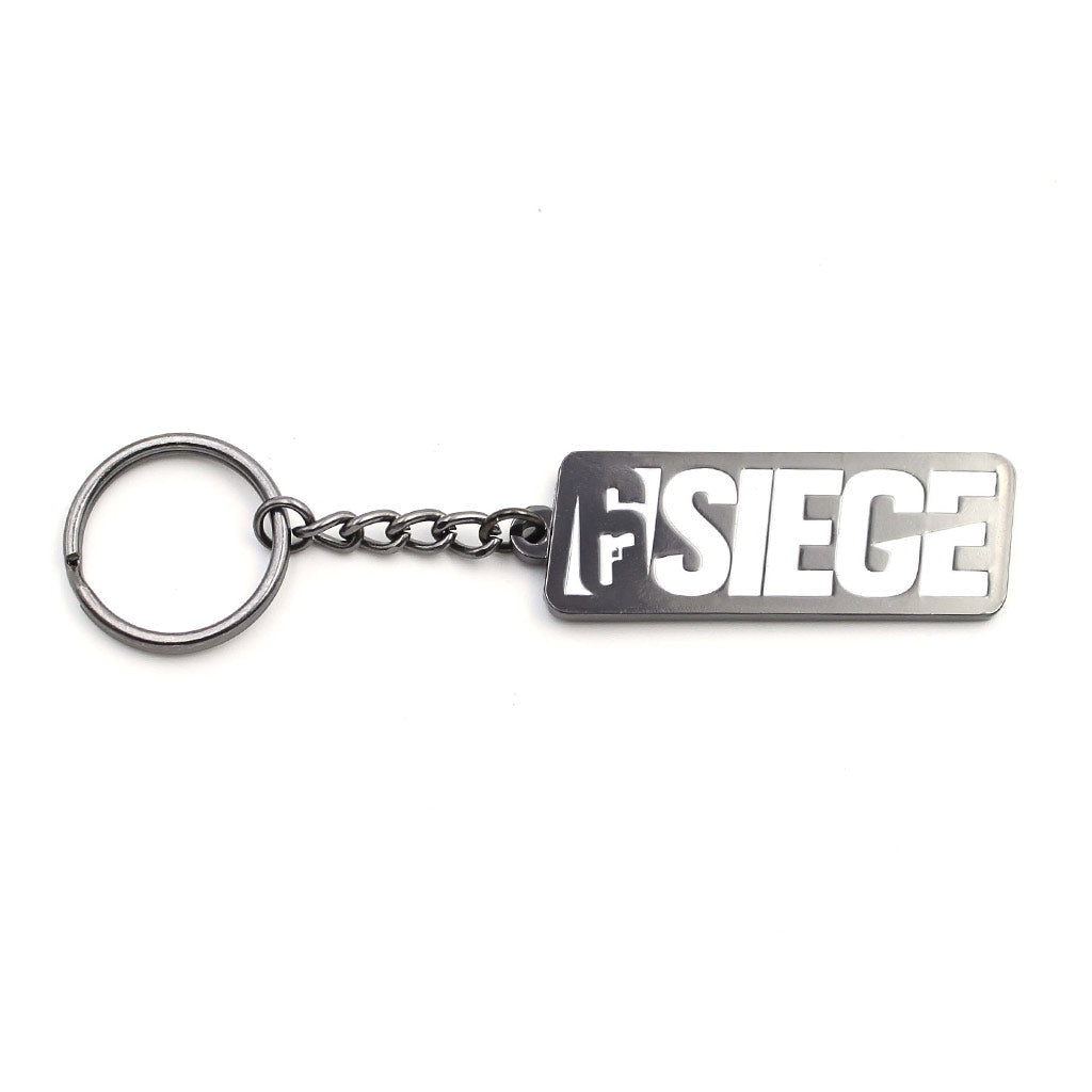 6 Siege Logo Keyring Six Collection