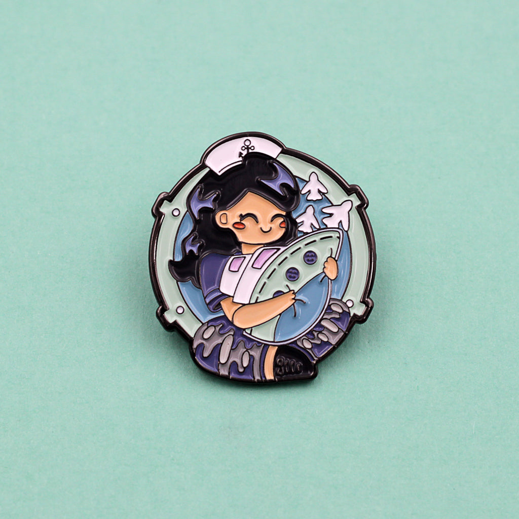 Femennenly 'Cuddle The Carrier' Logo Pin - The Koyo Store